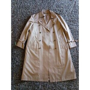 Trench Coat Size 40 Beige With Pockets Long No Tags Nice Men's Women's